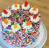 6" Vanilla Sprinkle Cake image 0