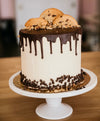 6" Cookie Dough Drip Cake image 0