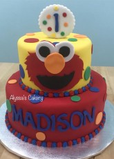 Sesame Street Elmo Cake