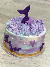 Watercolor Mermaid Cake