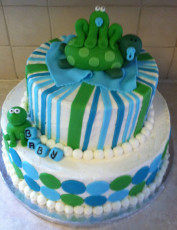 Baby Turtle and Frog