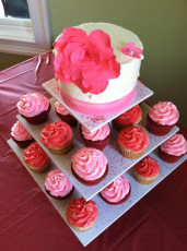 Pink Fantasy Flower Tower