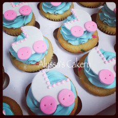 Baby Carriage Cupcakes