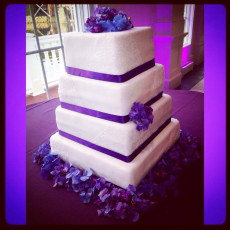 Purple and Sugar Crystal corners