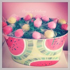 Watermelon Cakepops!