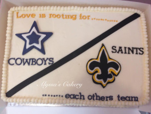 Football Grooms Cake