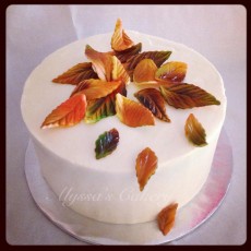 Fall Wedding Cupcake Topper