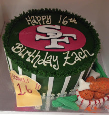 Football Tailgating Cake