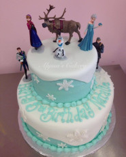 Frozen Tiered Cake