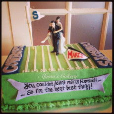 Grooms Cake-Football