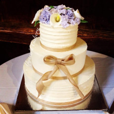 Rustic Wedding with Fondant Flower Bouquet