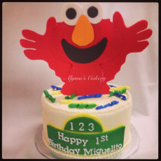 Elmo Cake