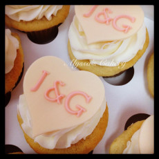 Engagement Party cupcakes