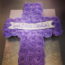Rosette Cupcake Cross