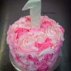 Pink Ombre Rosettes