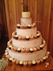 Rustic Wedding Tower