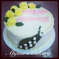 Roses and Lily of the Valley