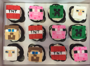 Minecraft Cupcakes