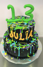 Paint Splatter Cake