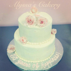 White and Pink Roses