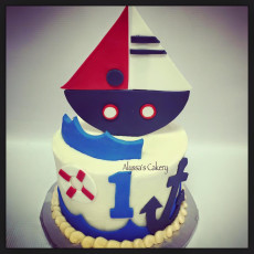 Sailboat Smash Cake