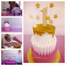 Pink and Gold 1st Birthday