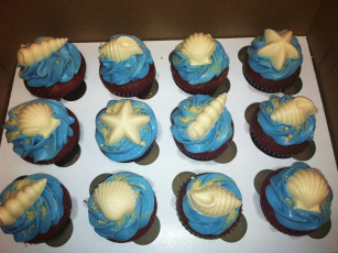 White Chocolate Seashells