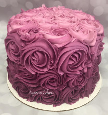 Burgendy Rosettes