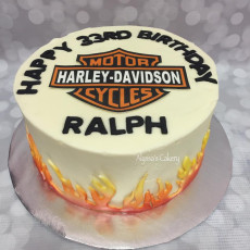 Harley Davidson Birthday Cake