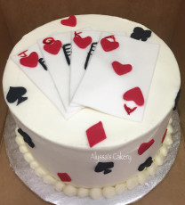 Deck of cards Birthday Cake