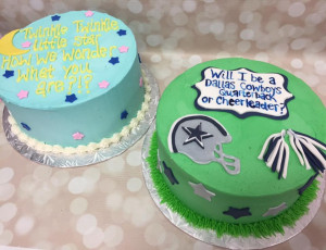 Gender Reveal Cake !