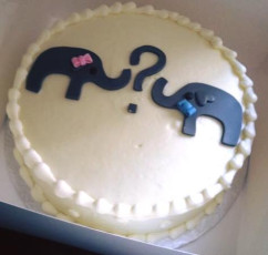 Gender Reveal Cake !