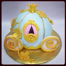 Cinderalla Carriage Birthday Cake