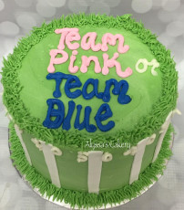 Gender Reveal Cake !