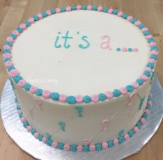 Gender Reveal Cake !