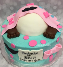 Gender Reveal Cake !