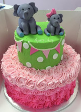 Elephant Birthday Cake