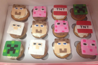 Minecraft Cupcakes