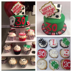 Casino Cupcake Tower