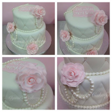 Pink Roses and Pearls