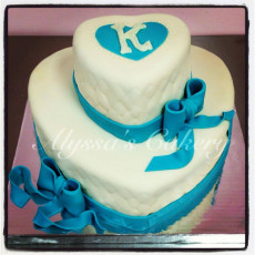 Engagement Teal Heart
