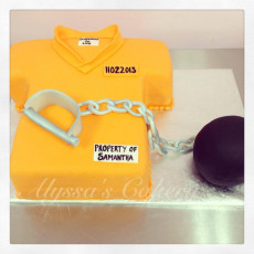 Grooms Cake-Ball and Chain