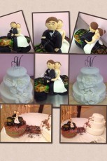 Wedding and Grooms Cake Combined!