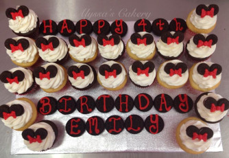 Minnie Mouse Cupcakes