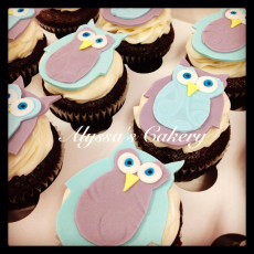 Blue and Grey Owls