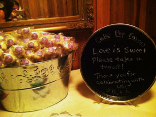 Cakepops-Wedding Favors for Guests