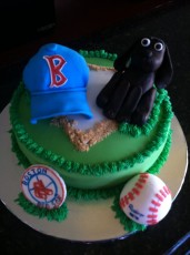 Baseball and Puppy Grooms Cake