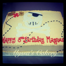 Pirate Sheet Cake