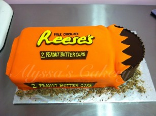 Grooms Cake-Reeses Cup