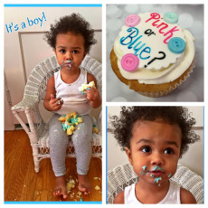 Harper revealing her new brother!